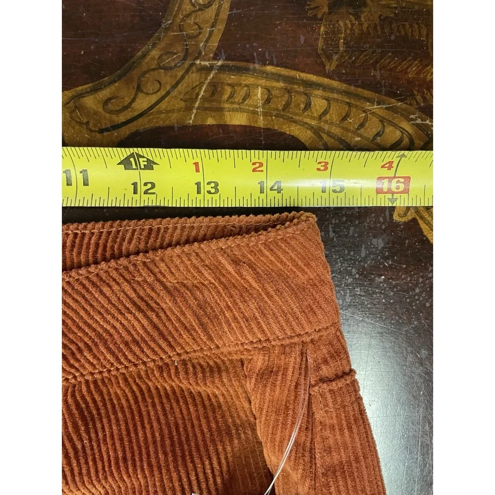 NWT Tinseltown Brown Corduroy Wide‎ Leg Cargo Pant Y2K Grunge Skater Rave 5 / 27